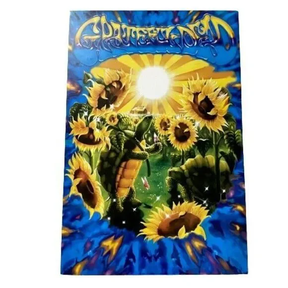 Grateful Dead Terrapin & Sunflower Poster2001Artwork by R. Biffle 36
